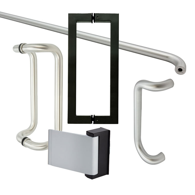 FHC Aluminum Door Push and Pull Handles and Bars